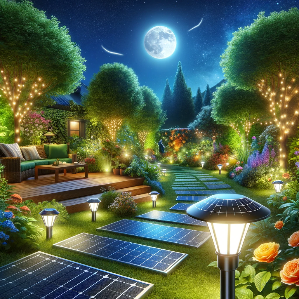 solar led light garden