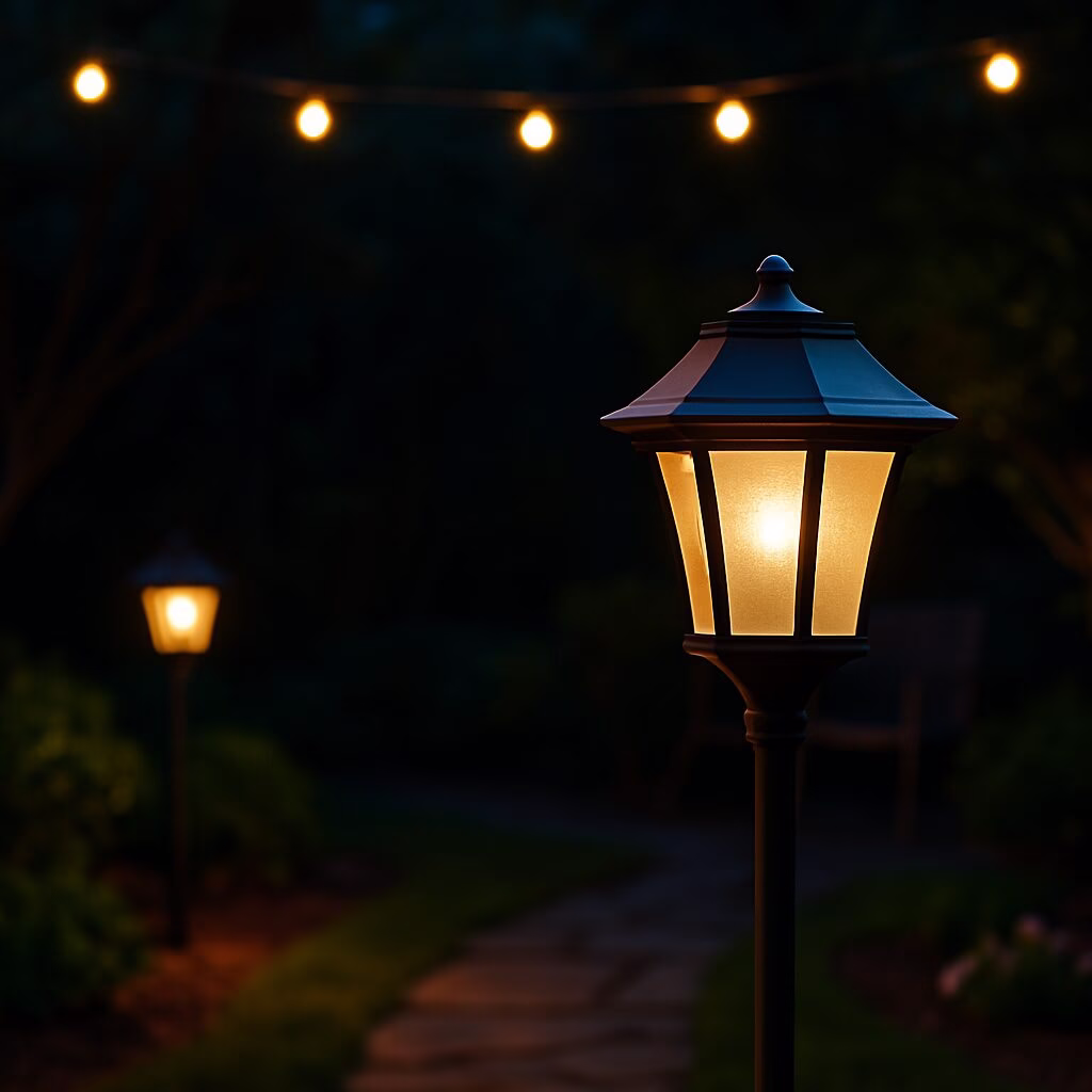 solar garden lamp