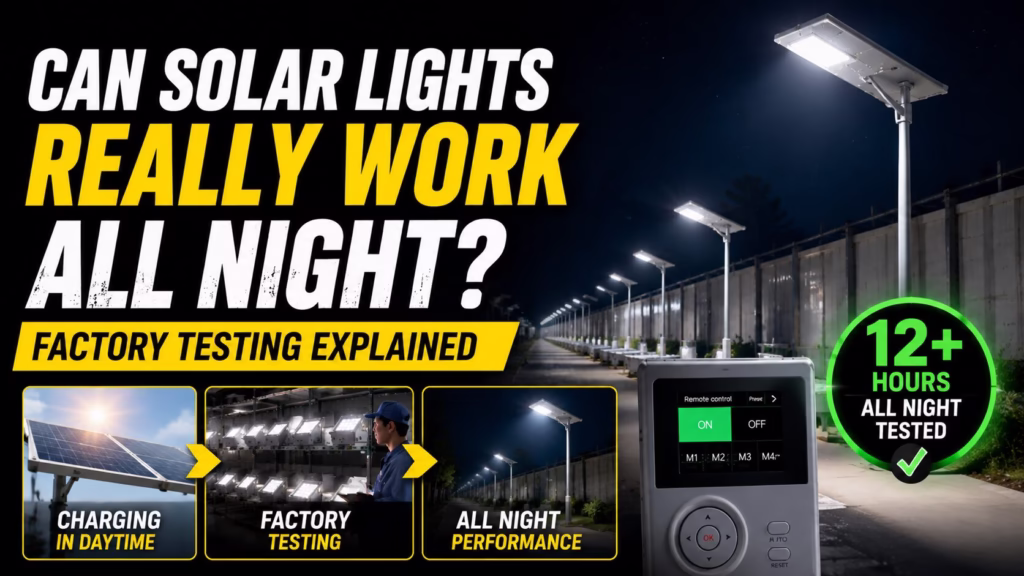 solar light factory
